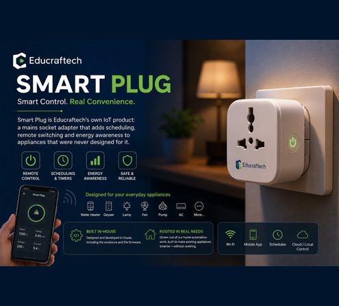 Smart Plug device with networking and user interface